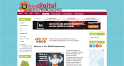 Desktop Screenshot of freedigitalscrapbooking.com